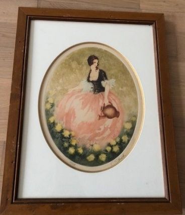 Tableau femme à la cruche