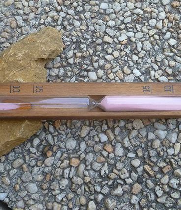 sablier de sauna nordique , vintage