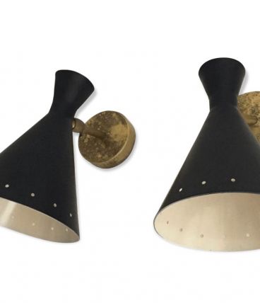 Paire Applique Italienne style 50's