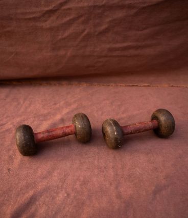 Paire d'haltères années 60
