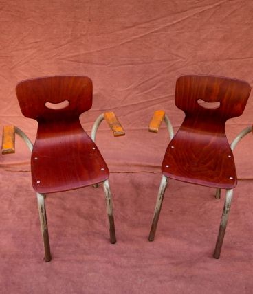 Fauteuils / chaises enfant tubax années 60