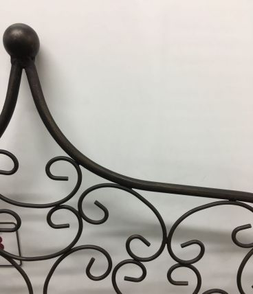 Grand miroir fer forgé 