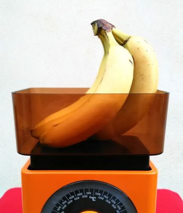 Balance de cuisine orange Teraillon - Vintage