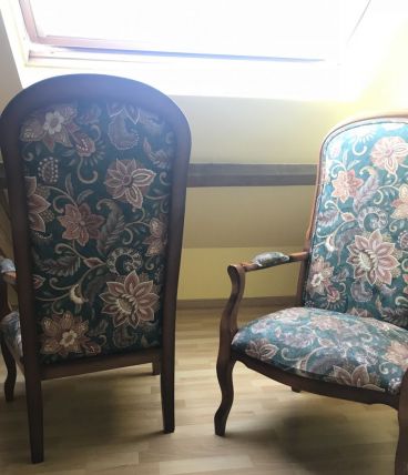 lot de 2 fauteuils Voltaire