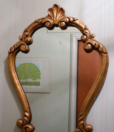 Miroir bois  doré