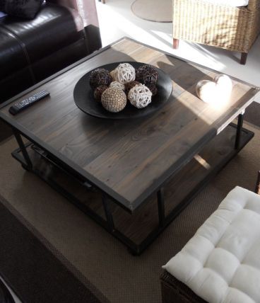 table basse style industriel