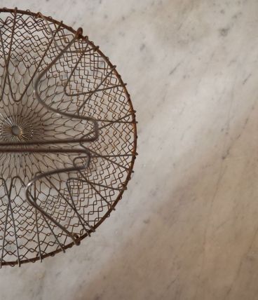 Panier à salade en fer repliable