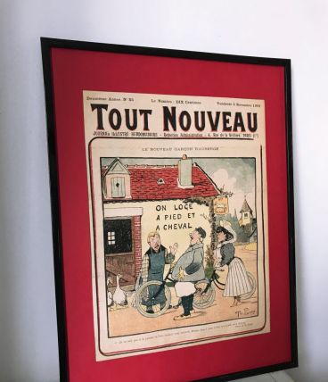 Tableau vintage humour - couverture TOUT NOUVEAU