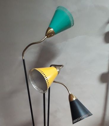 lampadaire tripode 1950