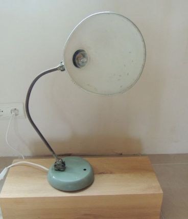 lampe de bureau vintage vert sauge