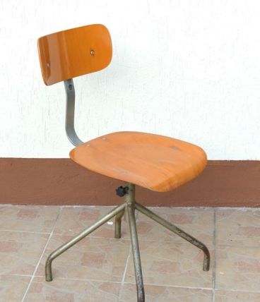 Chaise vintage Industrielle pivotante