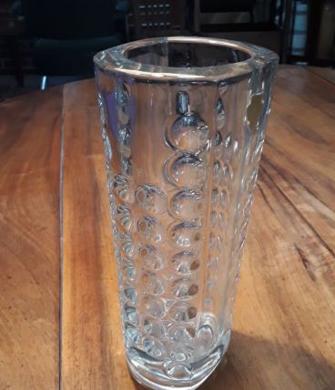 VASE EN CRISTAL DE BOHEME 1960/70  style modern