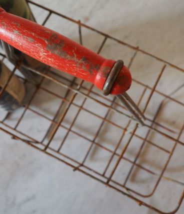 Porte bouteilles en métal 