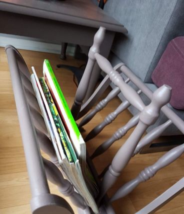 Porte revues vintage pliable