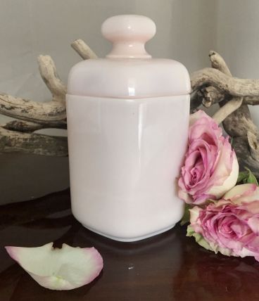 Pot en opaline rose