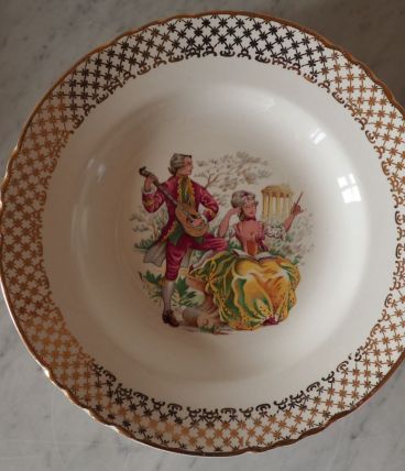 Lot de 6 assiettes creuses Moulin des Loups Orchies