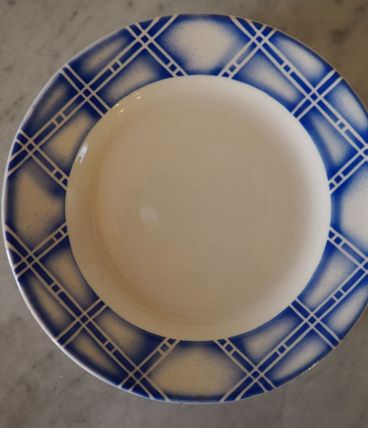 Lot de 6 assiettes céramique de Sarreguemines