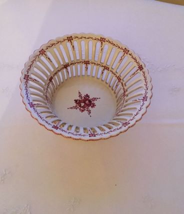 Coupe à fruits en faïence 