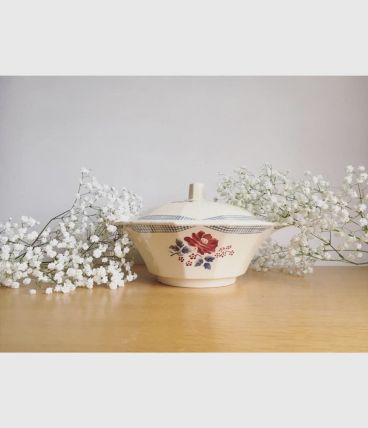 Soupière Digoin Sarreguemines 