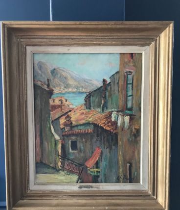 Huile sur toile signée Picard