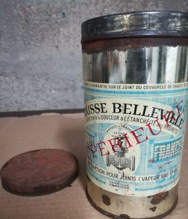 Pot ancien de graisse "Belleville"