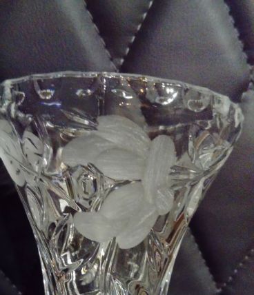Vase en cristal 