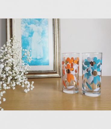 Verres à fleurs 