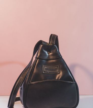 Magnifique sac à dos noir Vintage so 80's 90's 