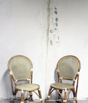 Lot de 10 Chaises bistrot vintage dans leur jus