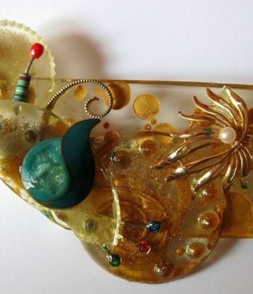 Broche - création artisanale JPM´CREATIONS