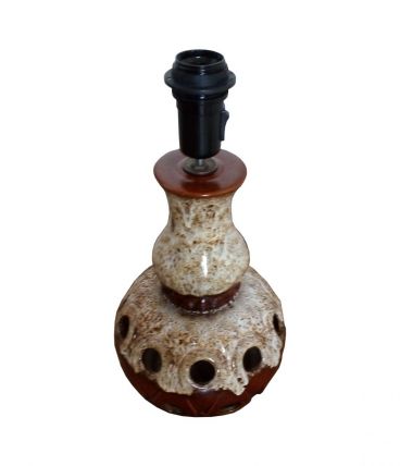 Pied de lampe en céramique années 60
