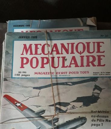 Lot de revues Mecanique Populaire 