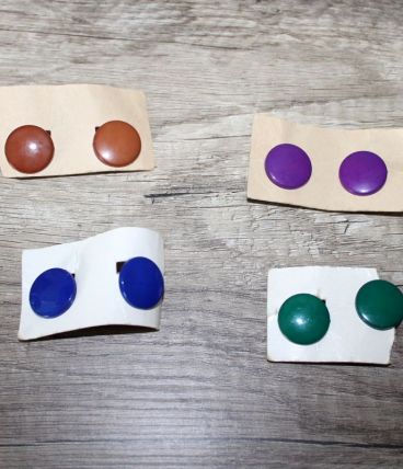 4 paires de boucles d'oreilles clip