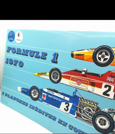 Planches inédites en couleurs formule 1 1970 by Vincent Saye