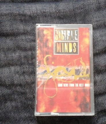 K7 audio cassette simple minds good news from thé next world