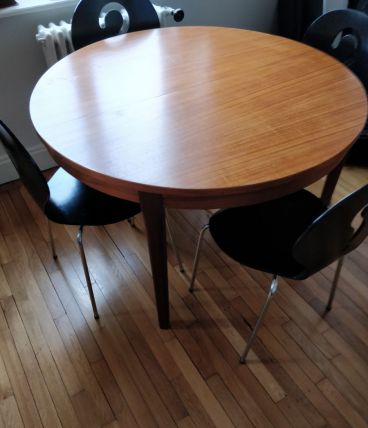 Table à manger vintage en teck