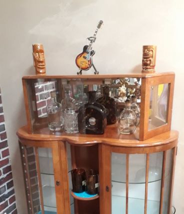 bar vintage cabinet cocktail 1950 rare