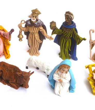 lot de santon ancien , vintage