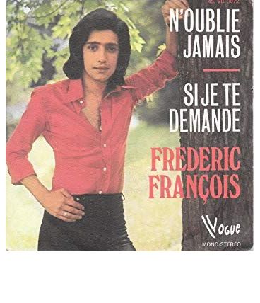Frédéric FRANÇOIS - Lot de 4 vinyles 45t - 1974 - 1972- Vogu