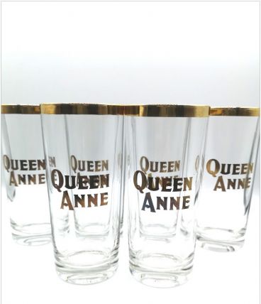 Lot de 6 verres Queen Anne