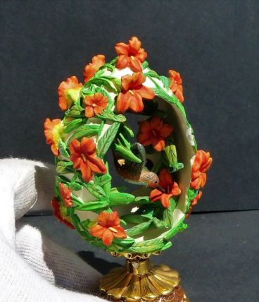 Oeuf de collection signé fabergė rare