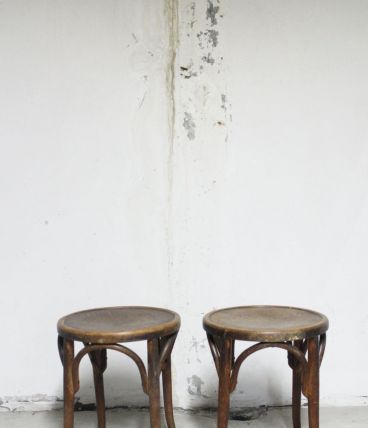 Tabourets vintage anciens Thonet