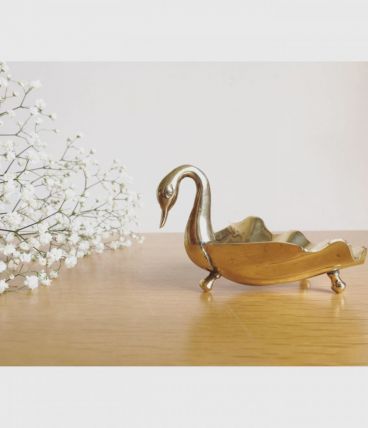 Dévidoir cygne en laiton 