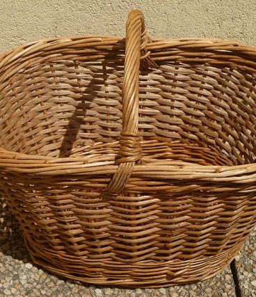 panier  en osier, vintage