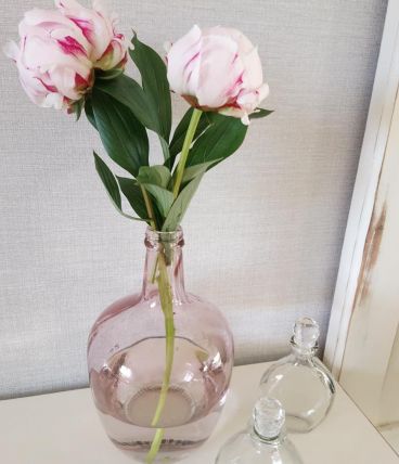 Bonbonne "Dame Jeanne" rose