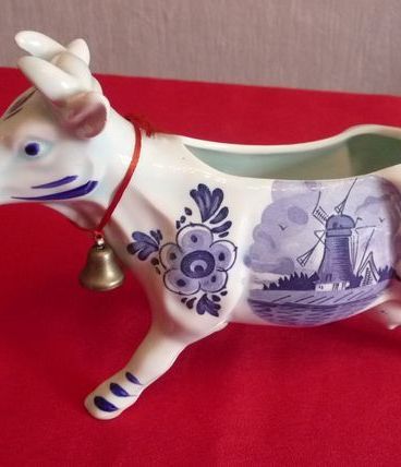 vache crémier delft en faience