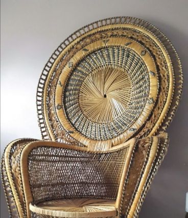 Fauteuil Emmanuelle vintage 