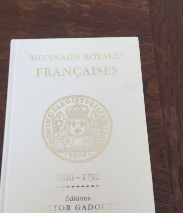 Livre monnaies royales françaises de Victor Gadoury