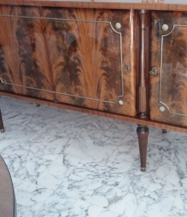 Salle à manger style régency années 60 bahut et 4 chaises