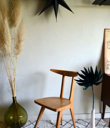 Chaise Stella pieds compas